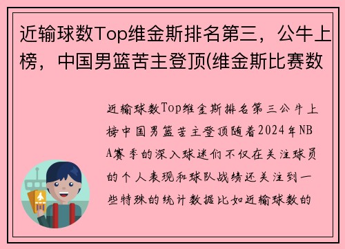 近输球数Top维金斯排名第三，公牛上榜，中国男篮苦主登顶(维金斯比赛数据)